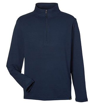 Fairway Marbled Jersey Quarter-Zip Pullover
