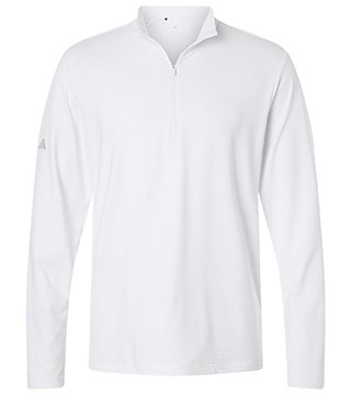 Textured Stripe Quarter Zip Pullover