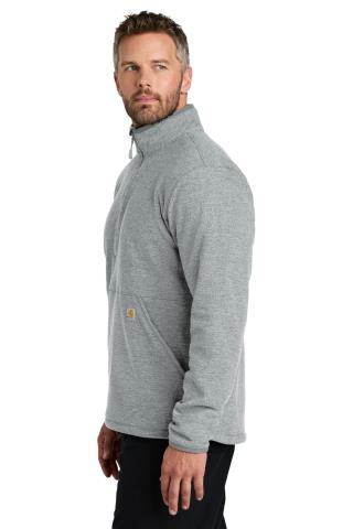 Textured 1/2-Zip Fleece Jacket