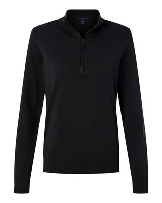 DG446W - Ladies' New Classics Quarter-Zip Sweater
