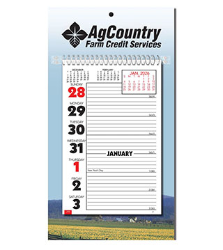 FC6-AW1-C - 2026 AgCountry Almanac Week View Calendar