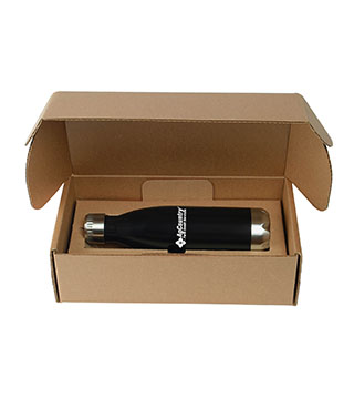 BLK21-4915 - 17 Oz. Cascade Stainless Steel Bottle w/Gift Box