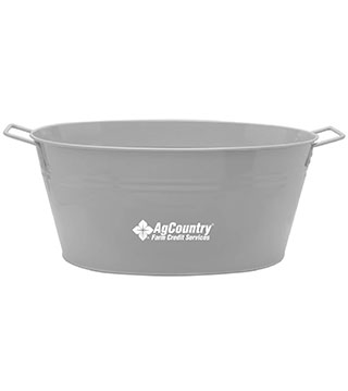 15 Qt Galvanized Metal Tub