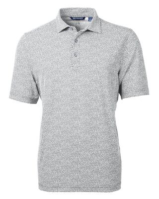 Virtue Eco Pique Botanical Print Recycled Polo