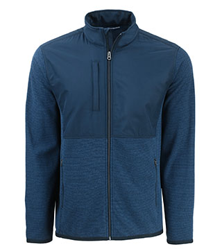 MCK01370 - Hunts Point Recycled Fleece Hybrid Full Zip Jacket