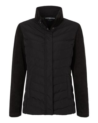 Ladies' Mixed Media Chevron Jacket